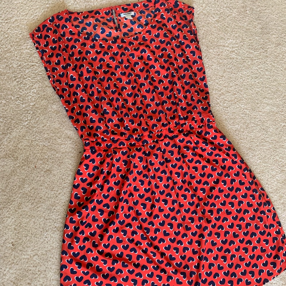 Heart patterned dress